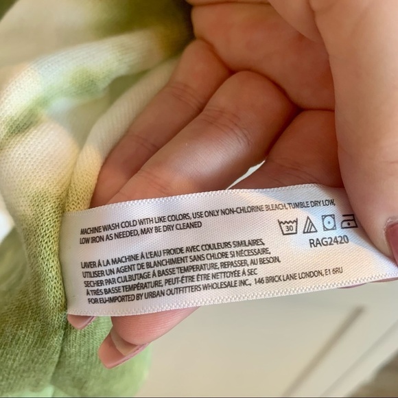 Free people Kelly washed set army combo green nwt $168 xs - Picture 13 of 14